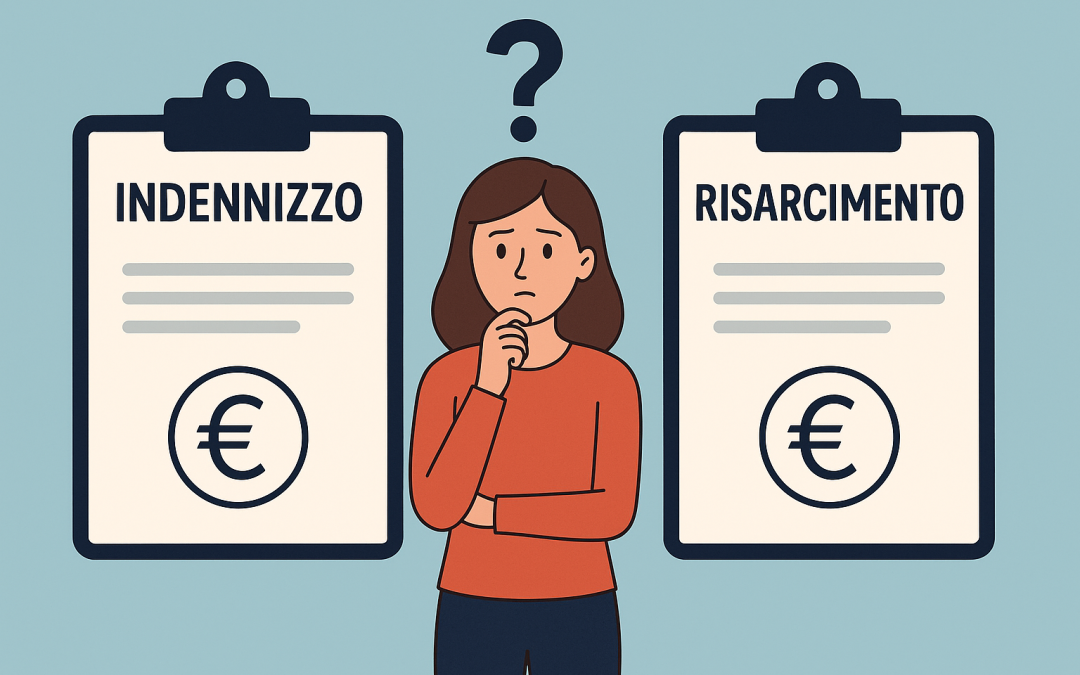 Indennizzo e risarcimento: quando richiedere l’uno o l’altro?